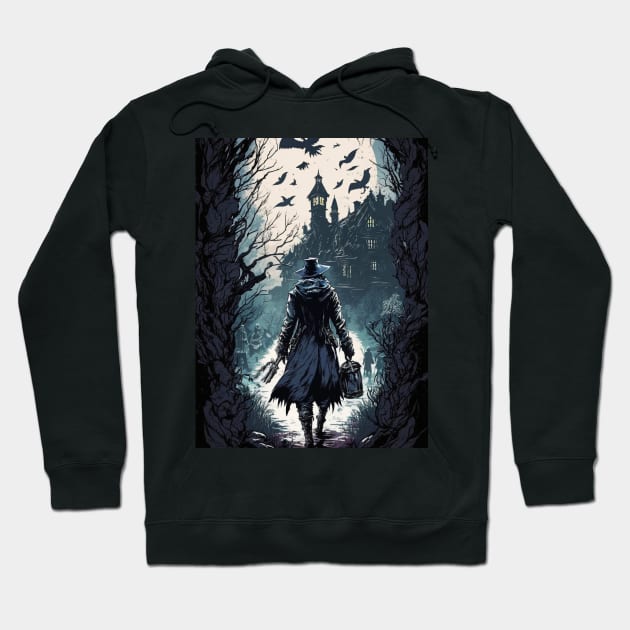 Bloodborne art Hoodie by Geek Culture